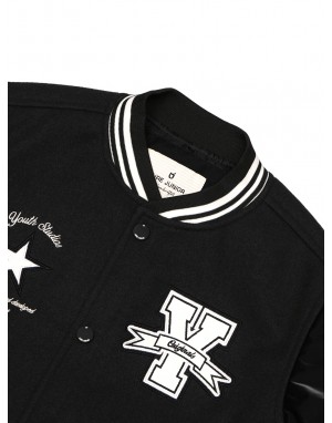 Boys Jacket Sporty Urban Black